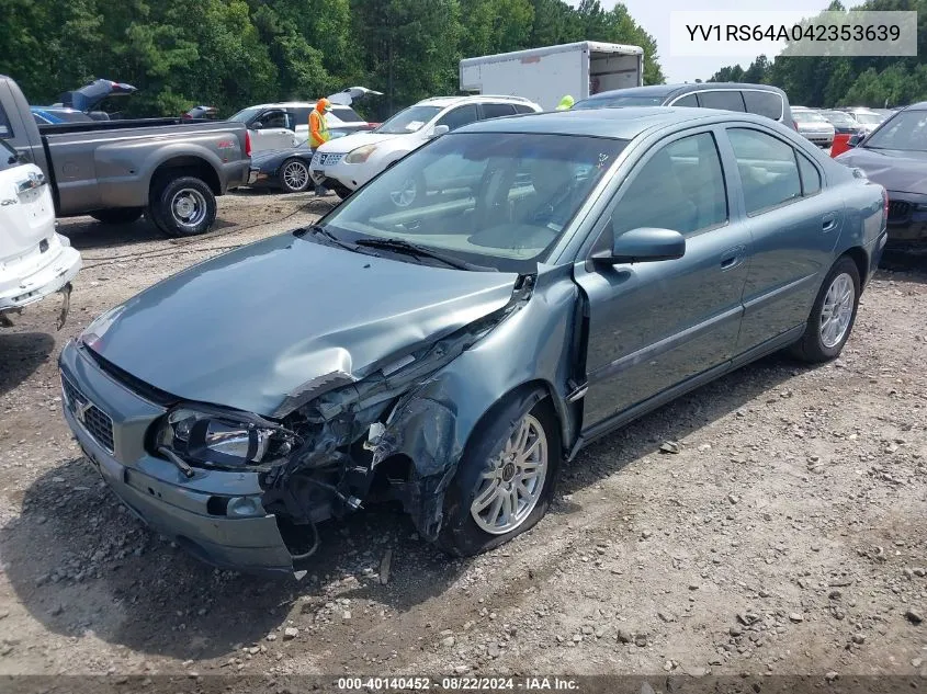 YV1RS64A042353639 2004 Volvo S60 2.4