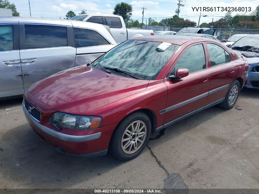 YV1RS61T342368013 2004 Volvo S60 2.4