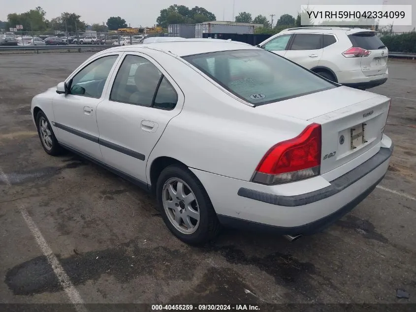 YV1RH59H042334099 2004 Volvo S60 2.5T Awd