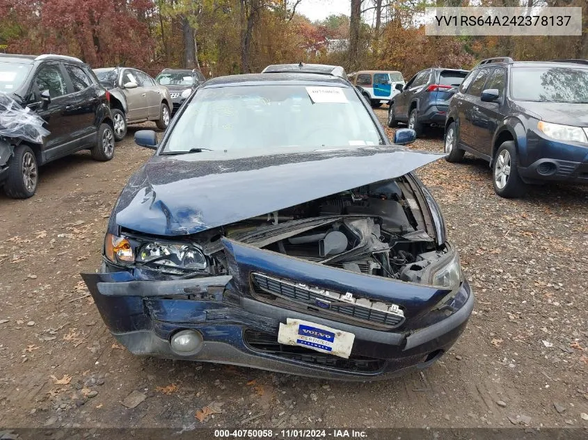 YV1RS64A242378137 2004 Volvo S60 2.4