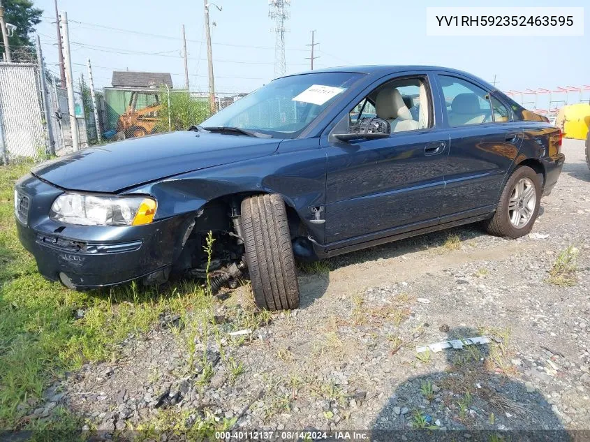 2005 Volvo S60 2.5T Awd VIN: YV1RH592352463595 Lot: 40112137