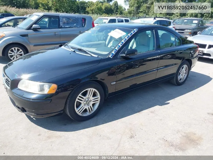 2005 Volvo S60 2.5T VIN: YV1RS592052457660 Lot: 40324659