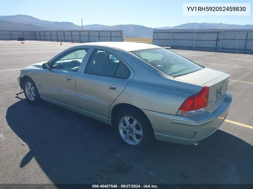 YV1RH592052459830 2005 Volvo S60 2.5T Awd