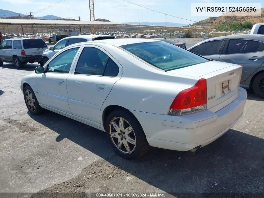 2005 Volvo S60 2.5T VIN: YV1RS592152456596 Lot: 40507971