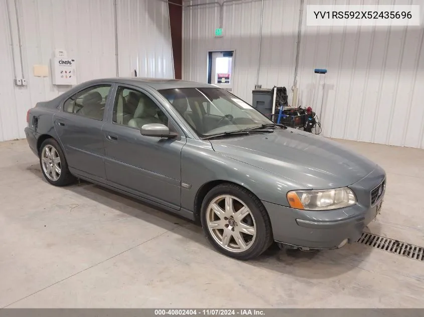 2005 Volvo S60 2.5T VIN: YV1RS592X52435696 Lot: 40802404