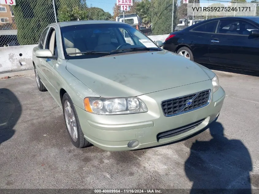 YV1RS592752461771 2005 Volvo S60 2.5T