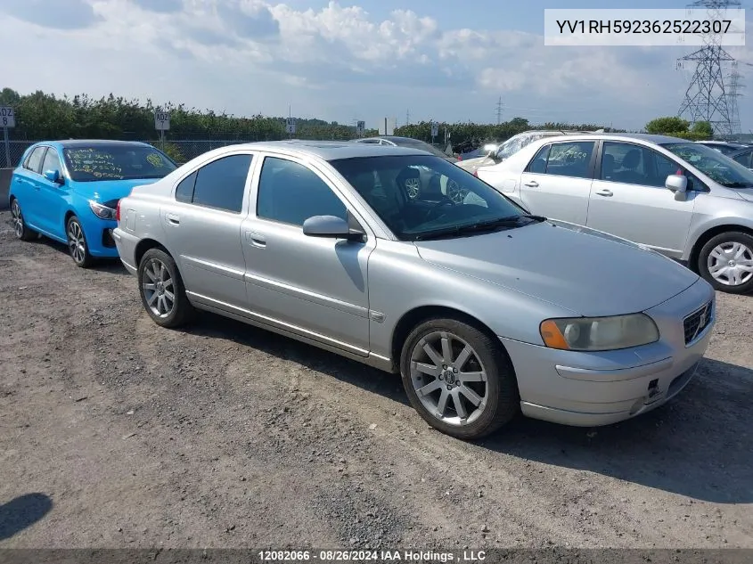 2006 Volvo S60 VIN: YV1RH592362522307 Lot: 12082066