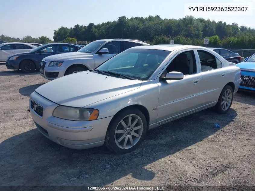 YV1RH592362522307 2006 Volvo S60