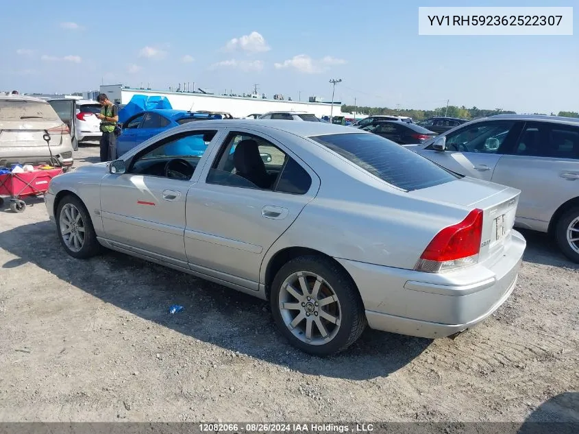 YV1RH592362522307 2006 Volvo S60