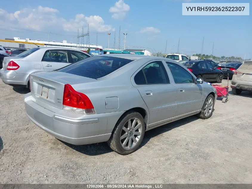 YV1RH592362522307 2006 Volvo S60