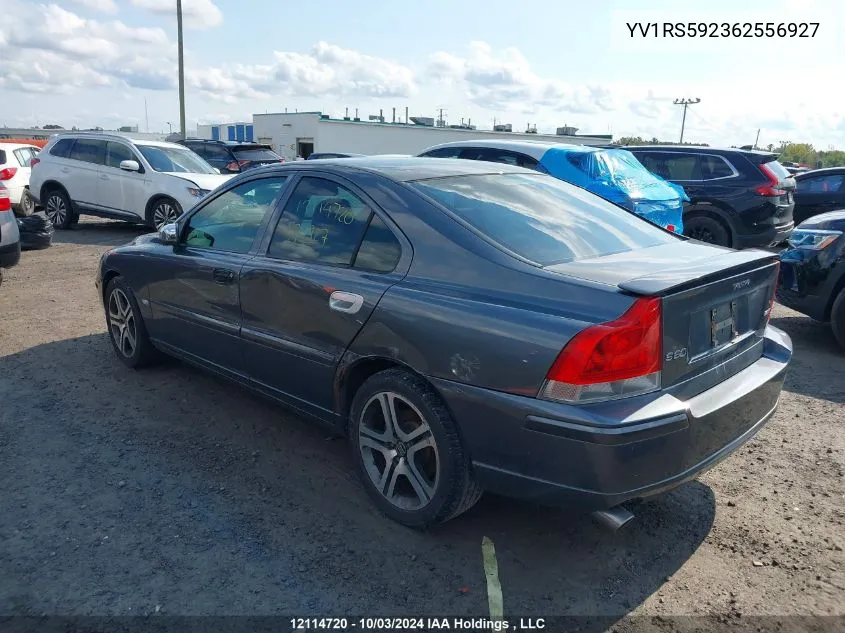 2006 Volvo S60 2.5T VIN: YV1RS592362556927 Lot: 12114720