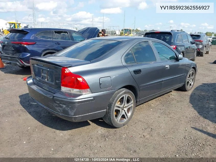 2006 Volvo S60 2.5T VIN: YV1RS592362556927 Lot: 12114720