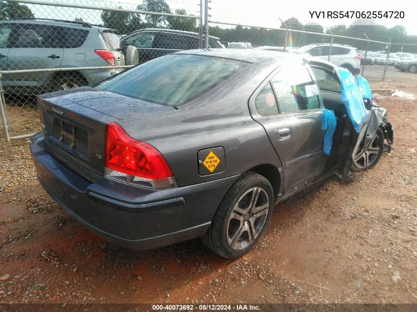 YV1RS547062554720 2006 Volvo S60 T5