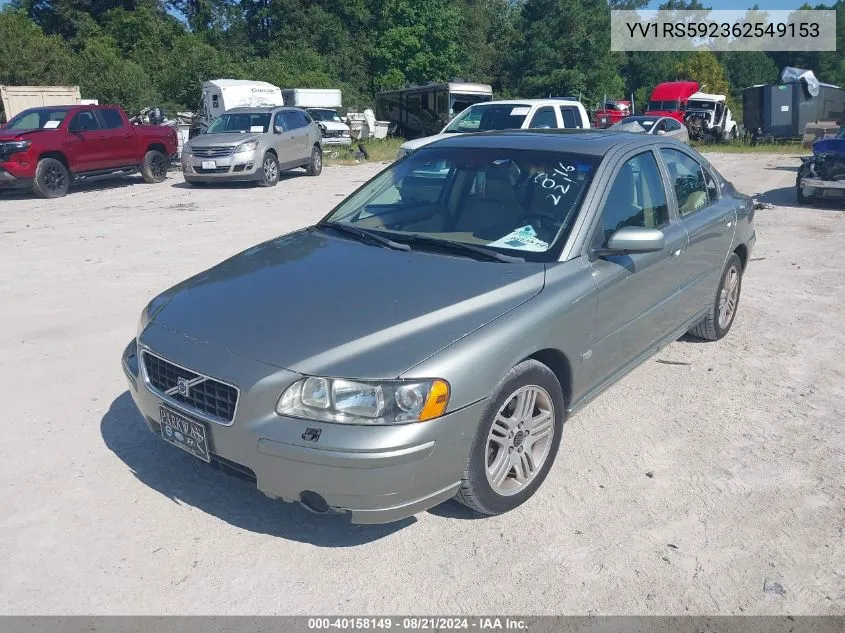 YV1RS592362549153 2006 Volvo S60 2.5T