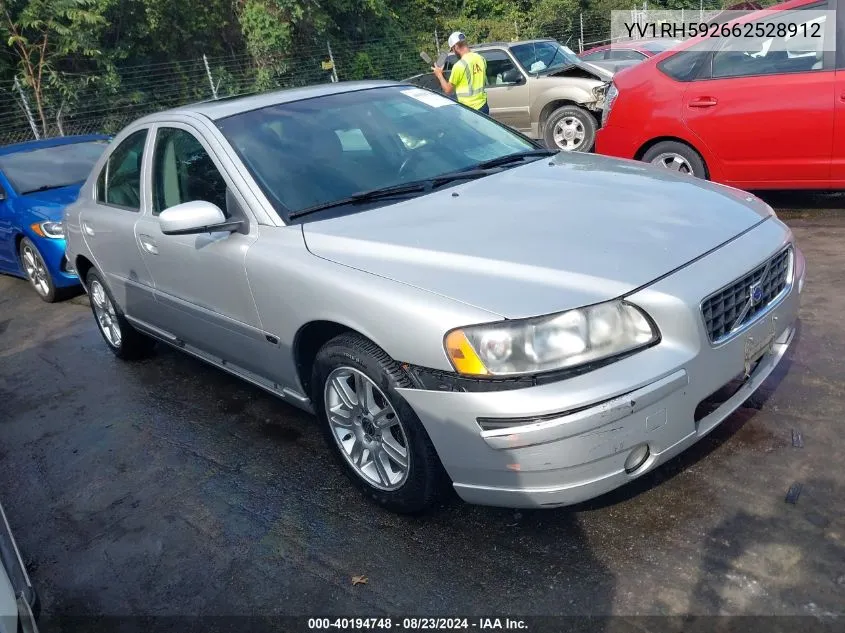 YV1RH592662528912 2006 Volvo S60 2.5T