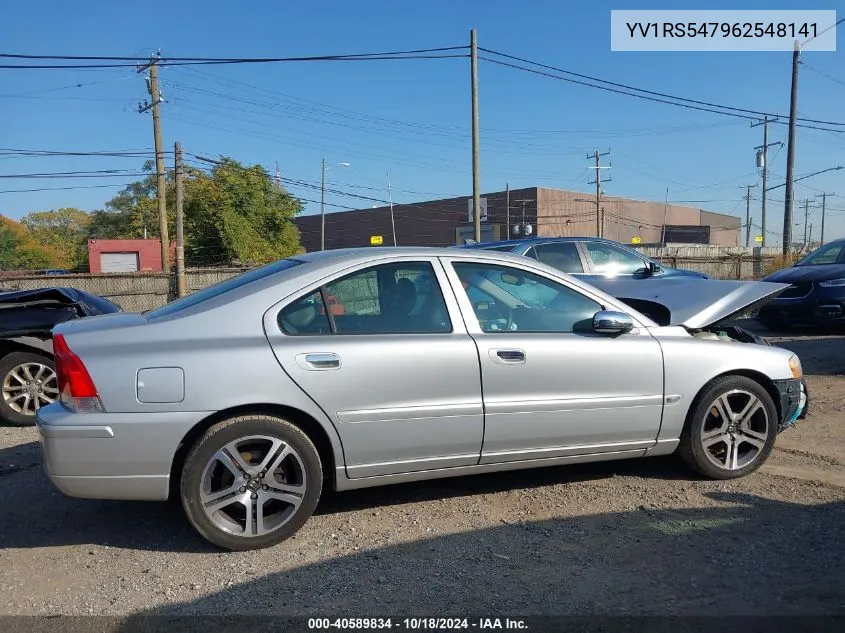 2006 Volvo S60 T5 VIN: YV1RS547962548141 Lot: 40589834