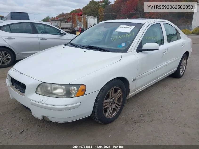 YV1RS592062502050 2006 Volvo S60 2.5T