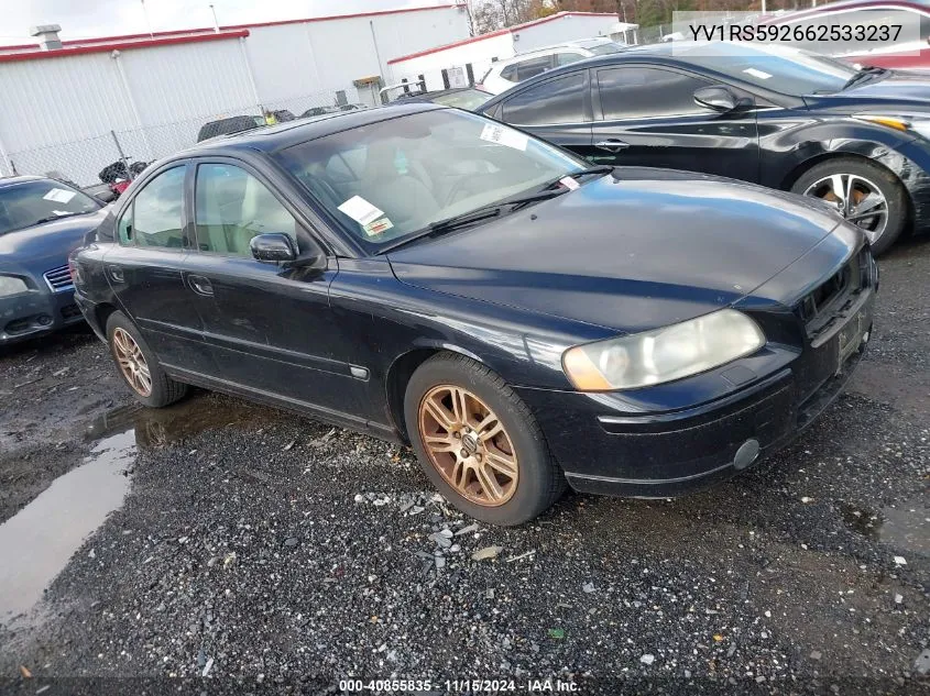 2006 Volvo S60 2.5L Turbo/2.5T VIN: YV1RS592662533237 Lot: 40855835