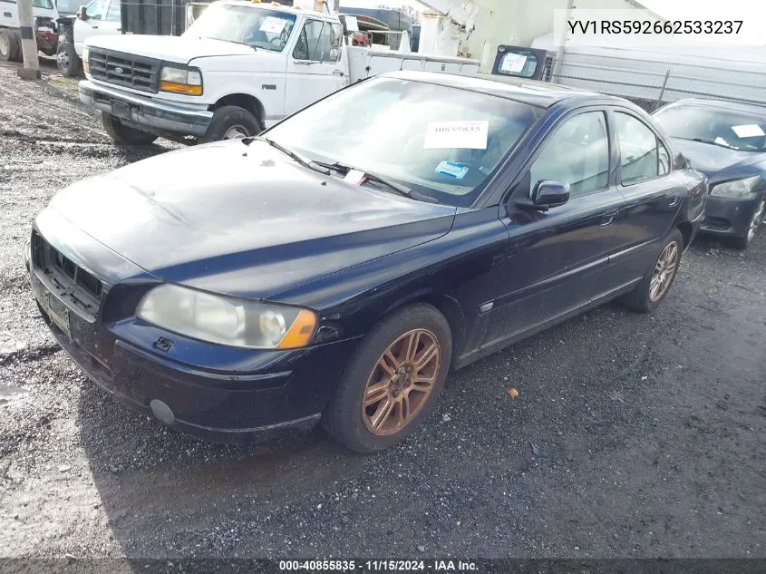 2006 Volvo S60 2.5L Turbo/2.5T VIN: YV1RS592662533237 Lot: 40855835