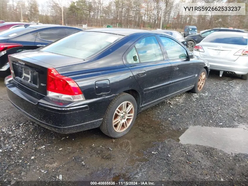 2006 Volvo S60 2.5L Turbo/2.5T VIN: YV1RS592662533237 Lot: 40855835