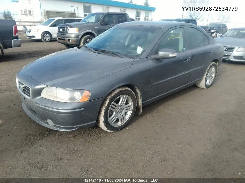 2007 Volvo S60 VIN: YV1RS592872634779 Lot: 12142110