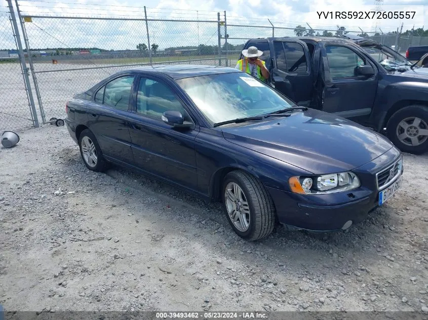 2007 Volvo S60 2.5T VIN: YV1RS592X72605557 Lot: 39493462