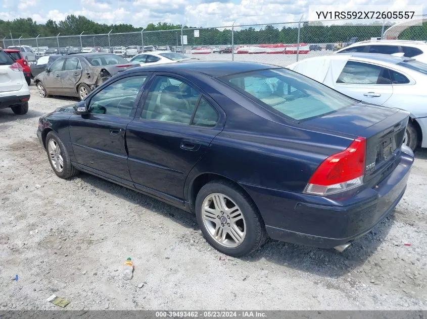 YV1RS592X72605557 2007 Volvo S60 2.5T