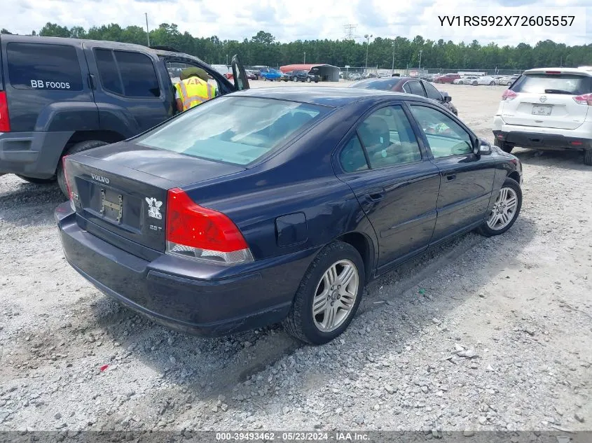 YV1RS592X72605557 2007 Volvo S60 2.5T