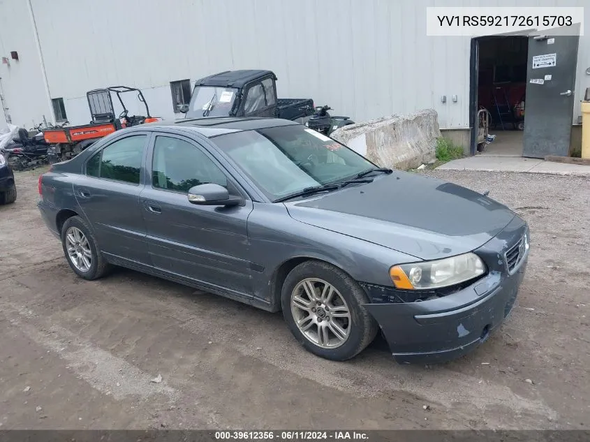 YV1RS592172615703 2007 Volvo S60 2.5T