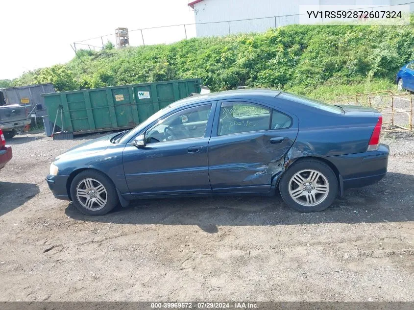 YV1RS592872607324 2007 Volvo S60 2.5T