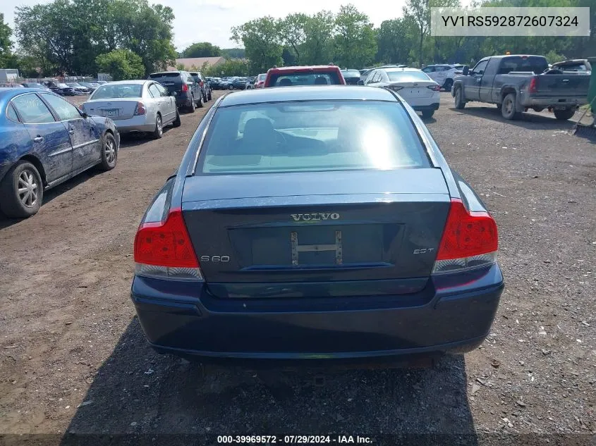 YV1RS592872607324 2007 Volvo S60 2.5T