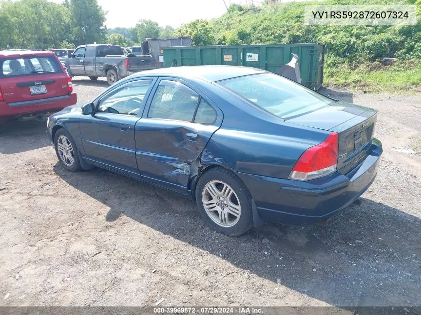 YV1RS592872607324 2007 Volvo S60 2.5T