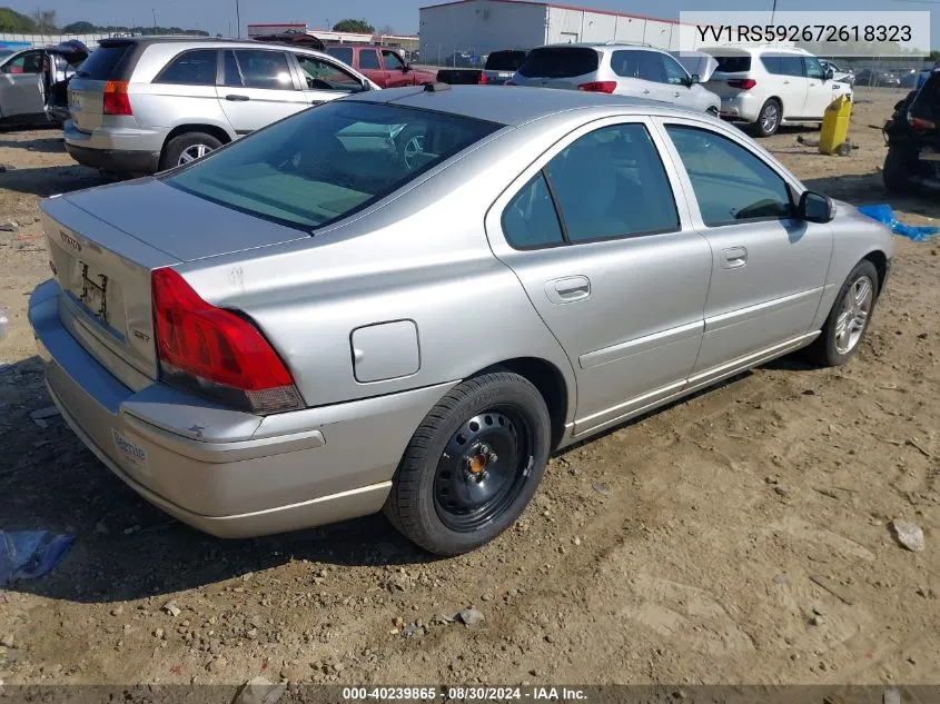 2007 Volvo S60 2.5T VIN: YV1RS592672618323 Lot: 40239865