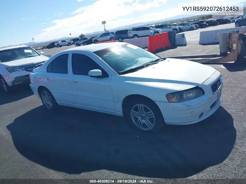 YV1RS592072612453 2007 Volvo S60 2.5T