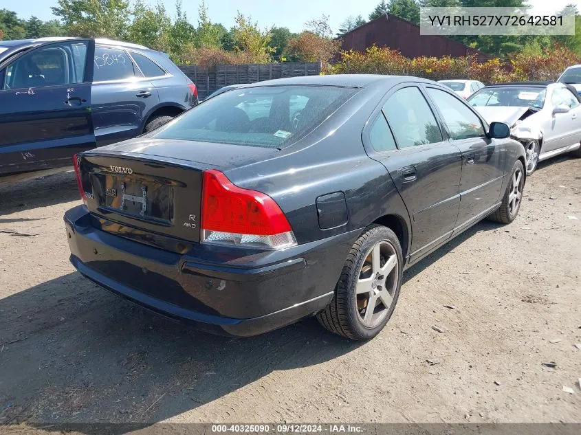 YV1RH527X72642581 2007 Volvo S60 R