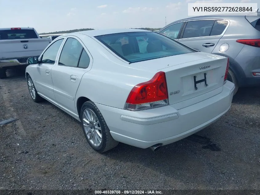 2007 Volvo S60 2.5T VIN: YV1RS592772628844 Lot: 40339708