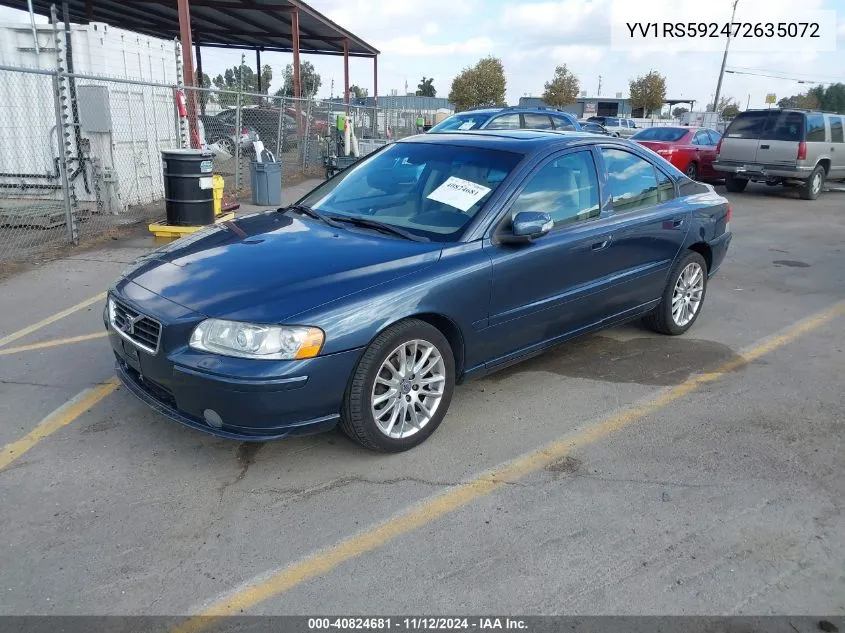 YV1RS592472635072 2007 Volvo S60 2.5T