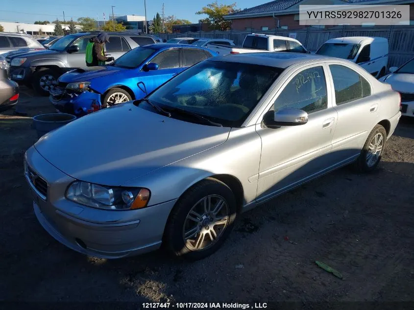 YV1RS592982701326 2008 Volvo S60