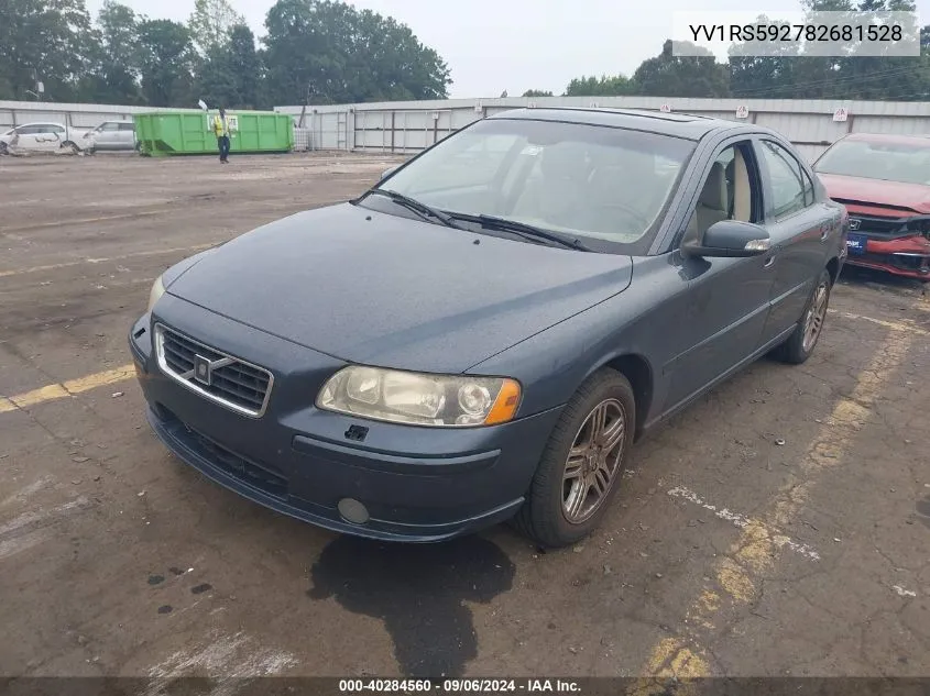 YV1RS592782681528 2008 Volvo S60 2.5T