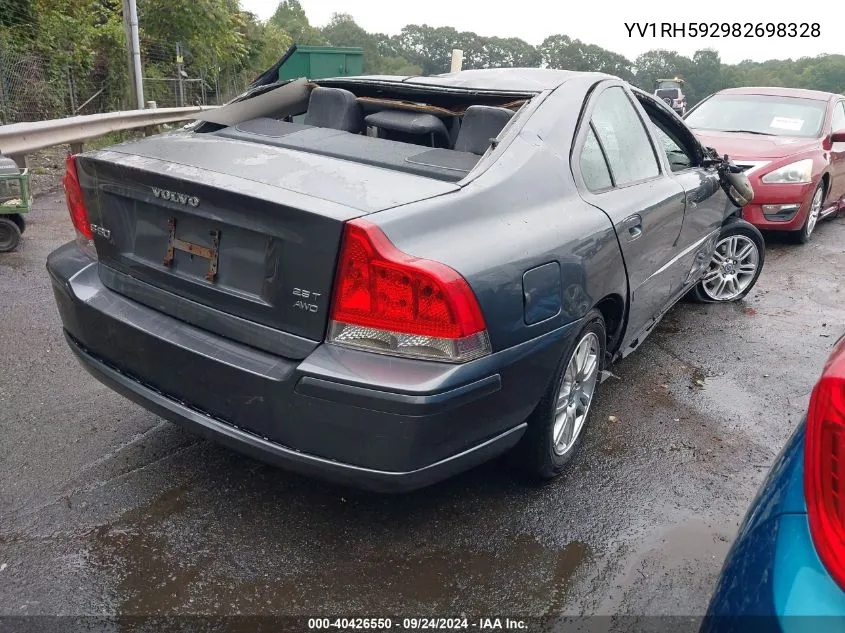 YV1RH592982698328 2008 Volvo S60 2.5T