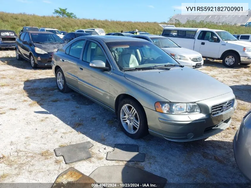 2008 Volvo S60 2.5T VIN: YV1RS592182700901 Lot: 40672924