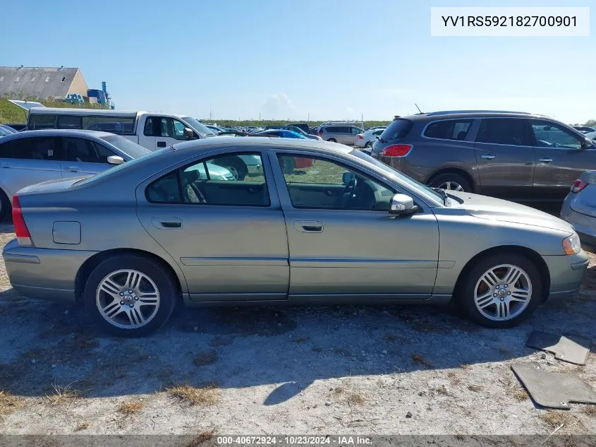 2008 Volvo S60 2.5T VIN: YV1RS592182700901 Lot: 40672924