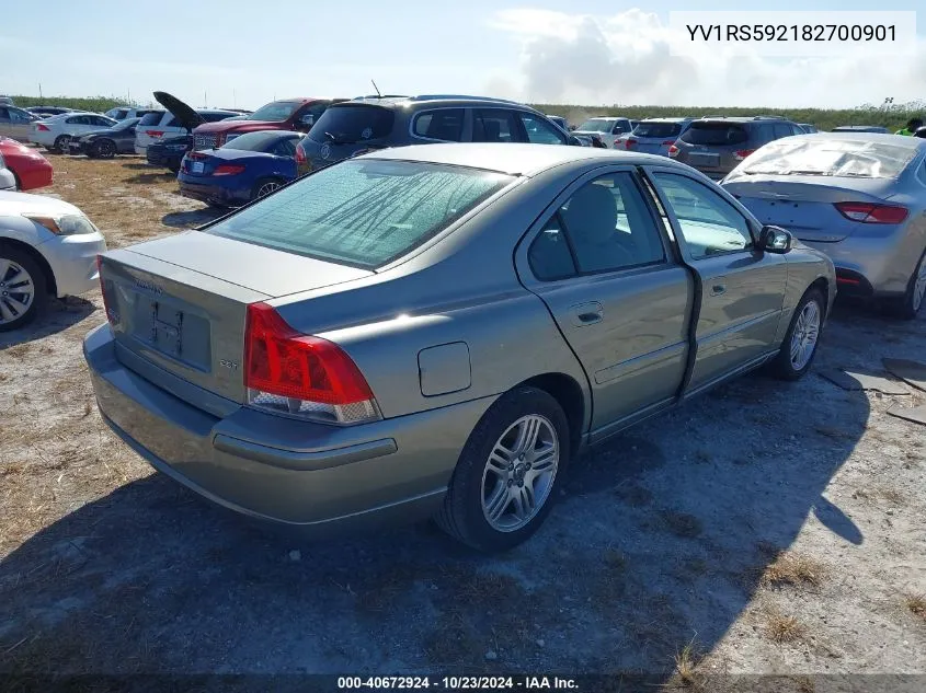 2008 Volvo S60 2.5T VIN: YV1RS592182700901 Lot: 40672924