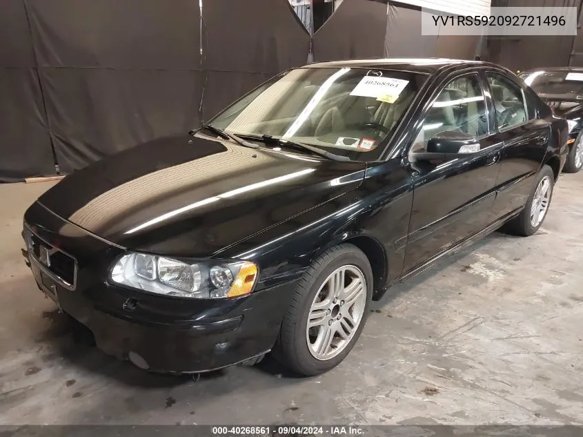 YV1RS592092721496 2009 Volvo S60 2.5T/2.5T Special Edition