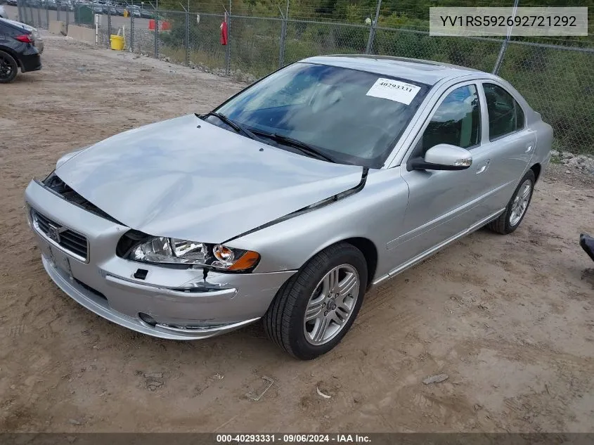 YV1RS592692721292 2009 Volvo S60 2.5T/2.5T Special Edition