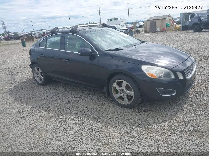 2012 Volvo S60 T5 VIN: YV1622FS1C2125827 Lot: 39490302