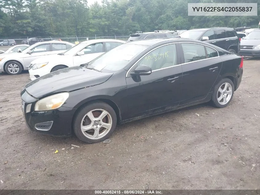 YV1622FS4C2055837 2012 Volvo S60 T5