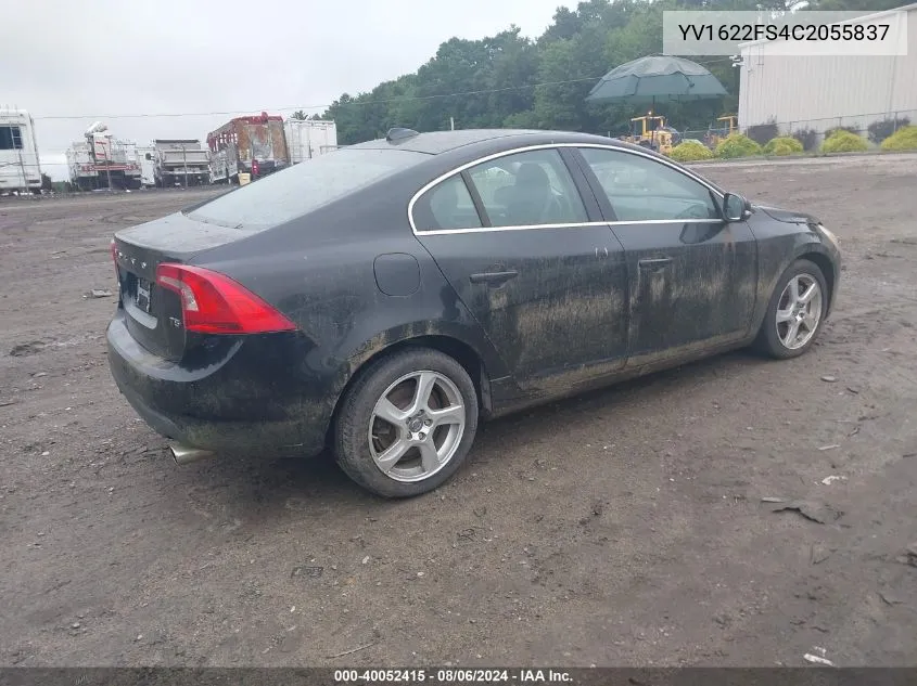 YV1622FS4C2055837 2012 Volvo S60 T5