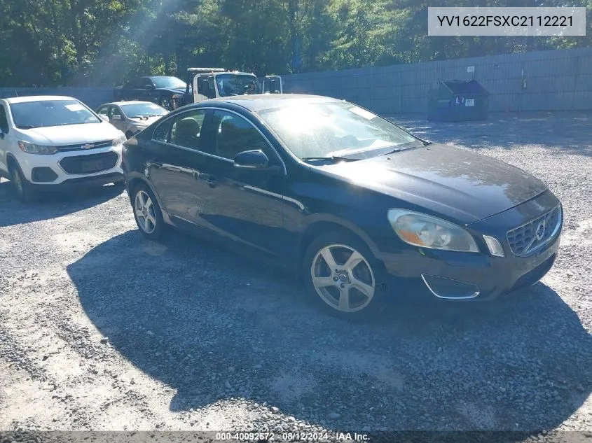 YV1622FSXC2112221 2012 Volvo S60 T5