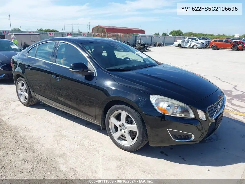 YV1622FS5C2106696 2012 Volvo S60 T5